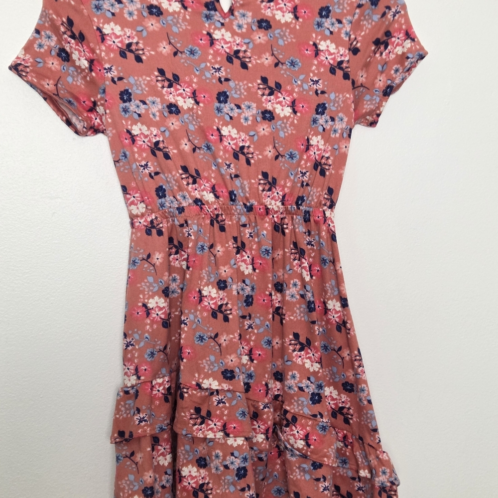 BCBG Denim Jacket with Floral Dress Set Sz 6X - Picture 8 of 12